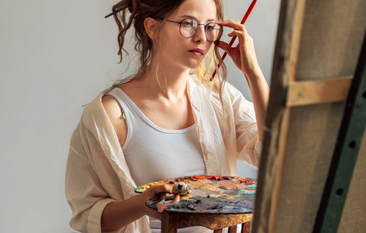How to Combine Paint with Other Artforms?